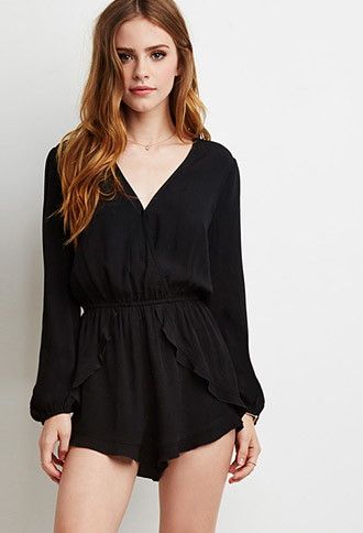 forever 21 black romper